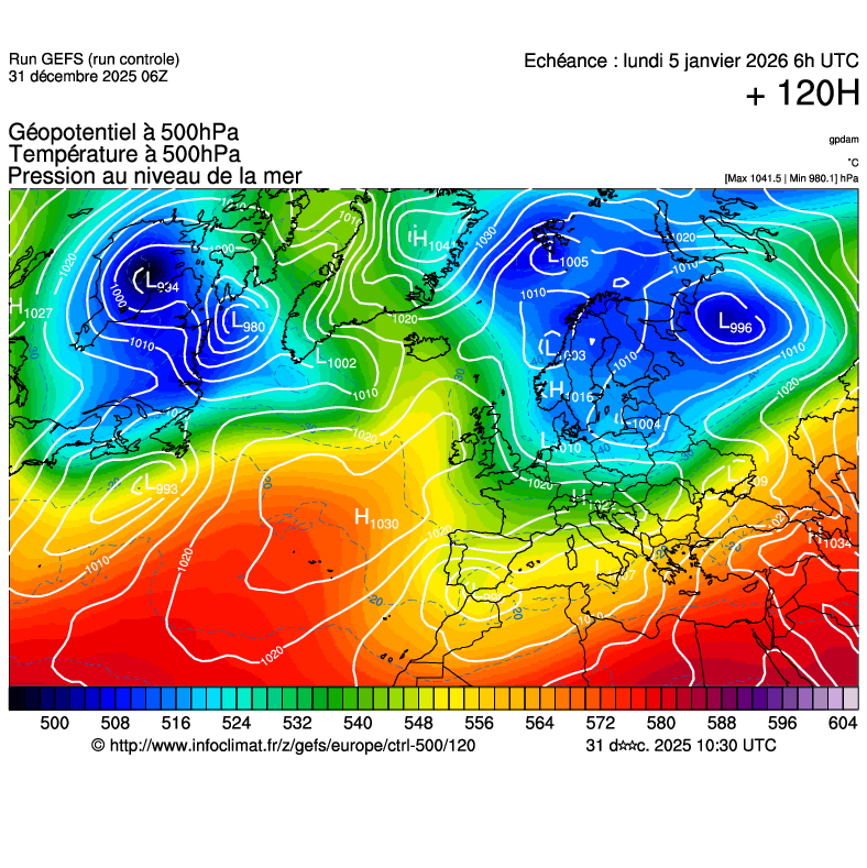 Mod&egrave;les m&eacute;t&eacute;orologiques