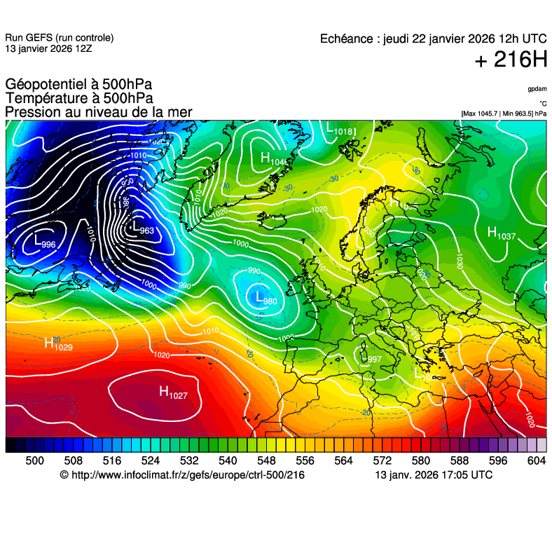 Mod&egrave;les m&eacute;t&eacute;orologiques