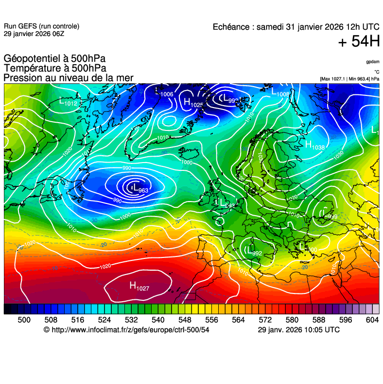 Mod&egrave;les m&eacute;t&eacute;orologiques