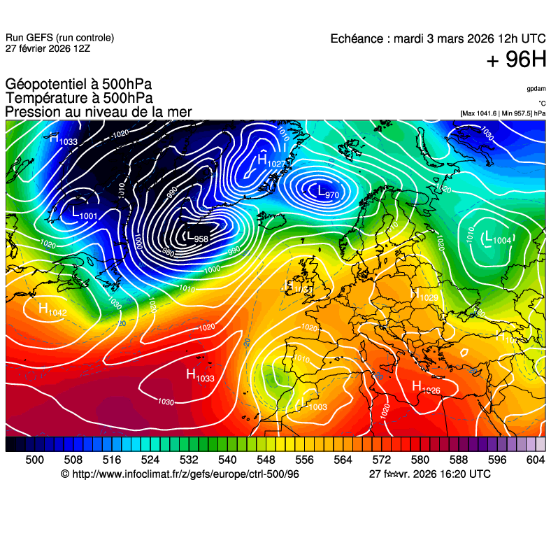 Mod&egrave;les m&eacute;t&eacute;orologiques