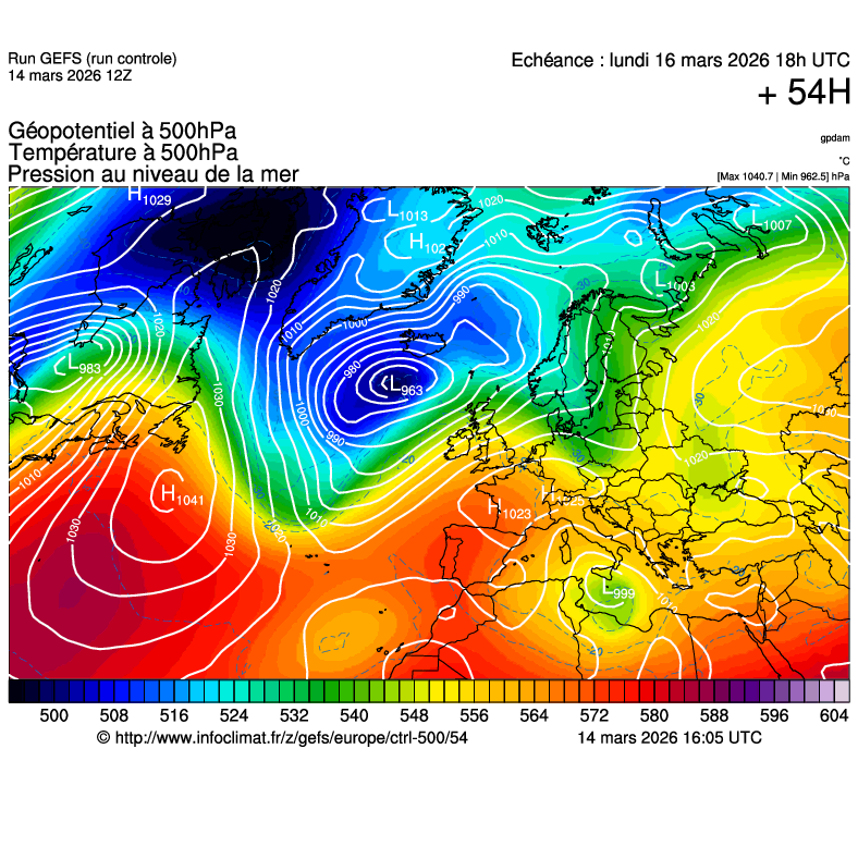 Mod&egrave;les m&eacute;t&eacute;orologiques