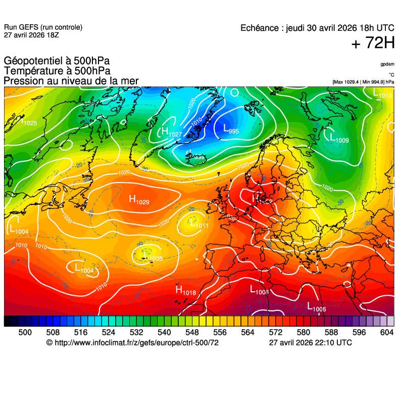 Mod&egrave;les m&eacute;t&eacute;orologiques