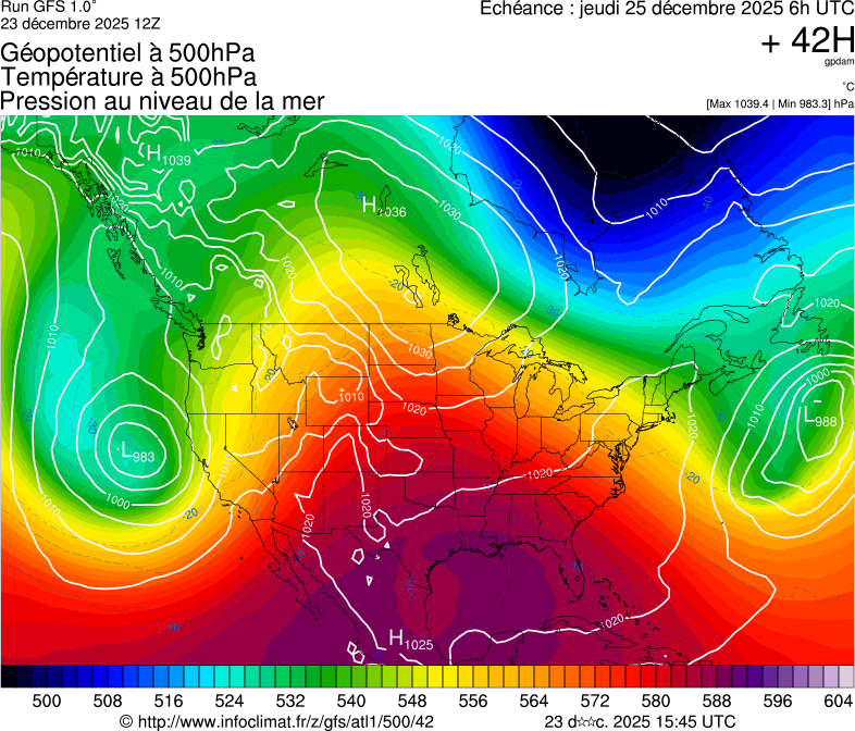 Mod&egrave;les m&eacute;t&eacute;orologiques