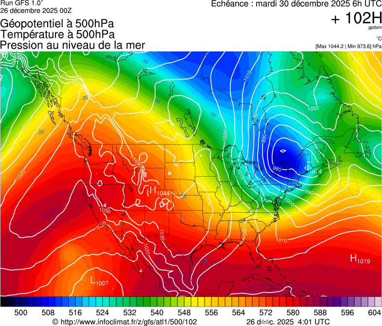 Mod&egrave;les m&eacute;t&eacute;orologiques