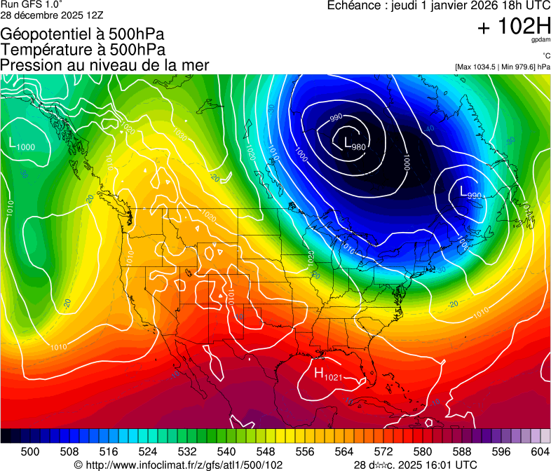 Mod&egrave;les m&eacute;t&eacute;orologiques