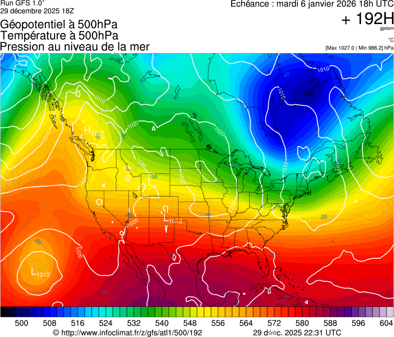 Mod&egrave;les m&eacute;t&eacute;orologiques