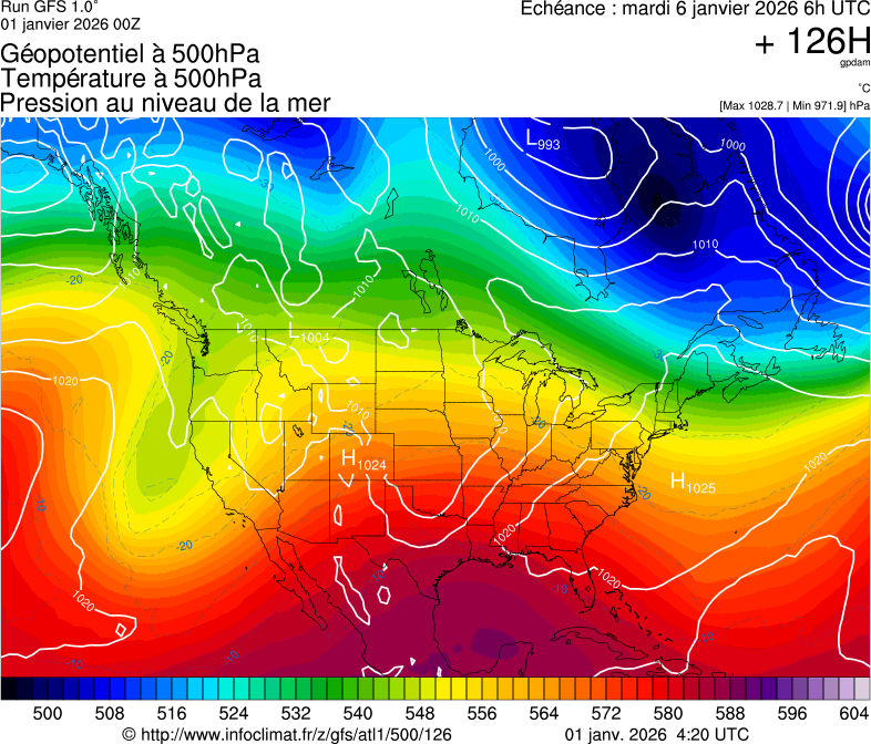 Mod&egrave;les m&eacute;t&eacute;orologiques