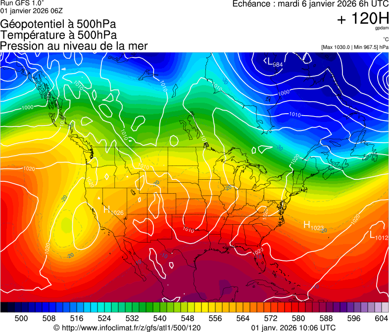 Mod&egrave;les m&eacute;t&eacute;orologiques