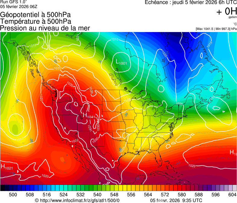 Mod&egrave;les m&eacute;t&eacute;orologiques