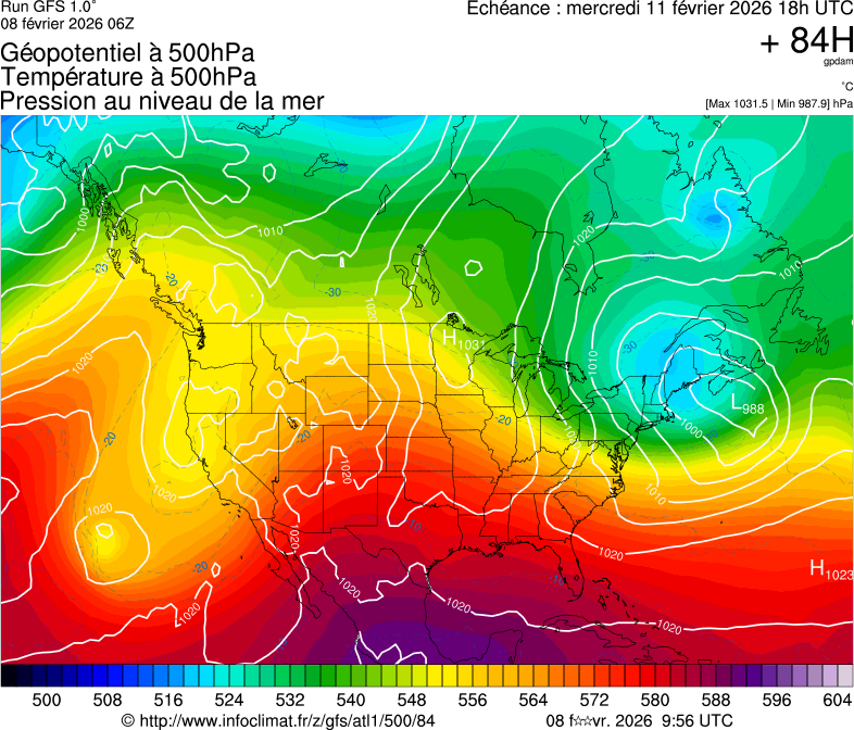Mod&egrave;les m&eacute;t&eacute;orologiques