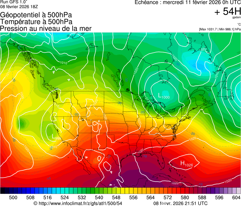 Mod&egrave;les m&eacute;t&eacute;orologiques
