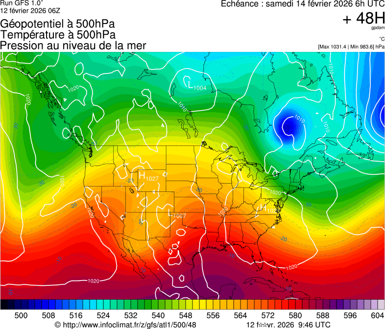 Mod&egrave;les m&eacute;t&eacute;orologiques