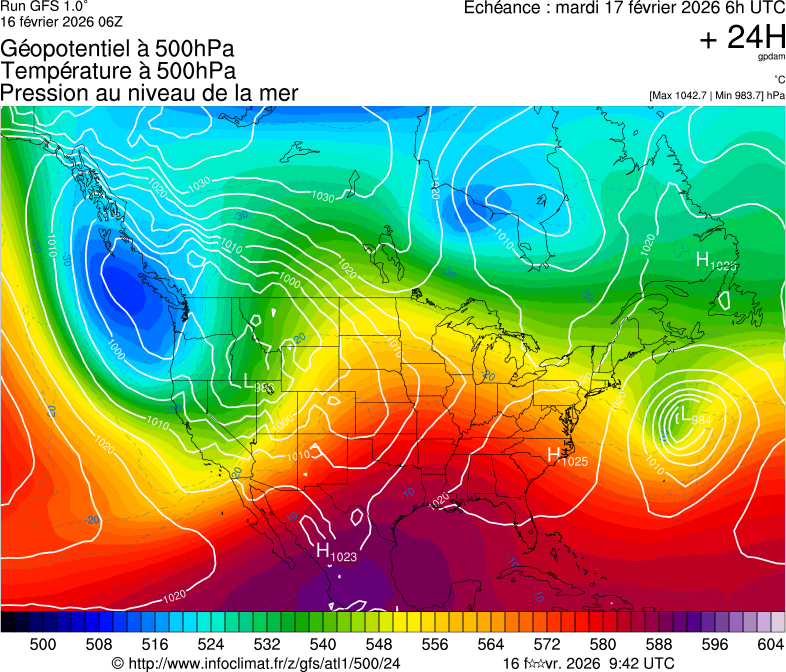 Mod&egrave;les m&eacute;t&eacute;orologiques