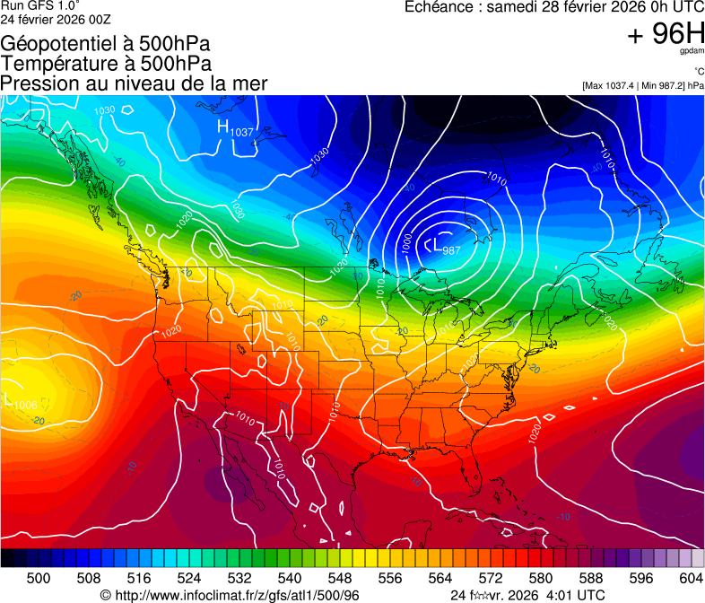 Mod&egrave;les m&eacute;t&eacute;orologiques