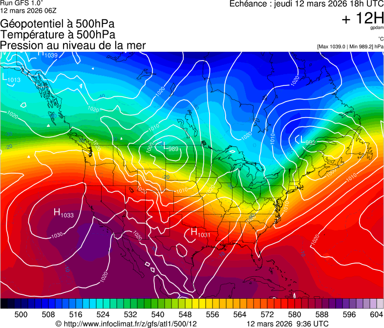 Mod&egrave;les m&eacute;t&eacute;orologiques