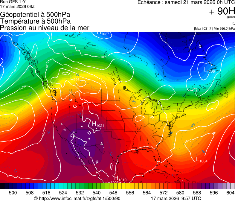 Mod&egrave;les m&eacute;t&eacute;orologiques