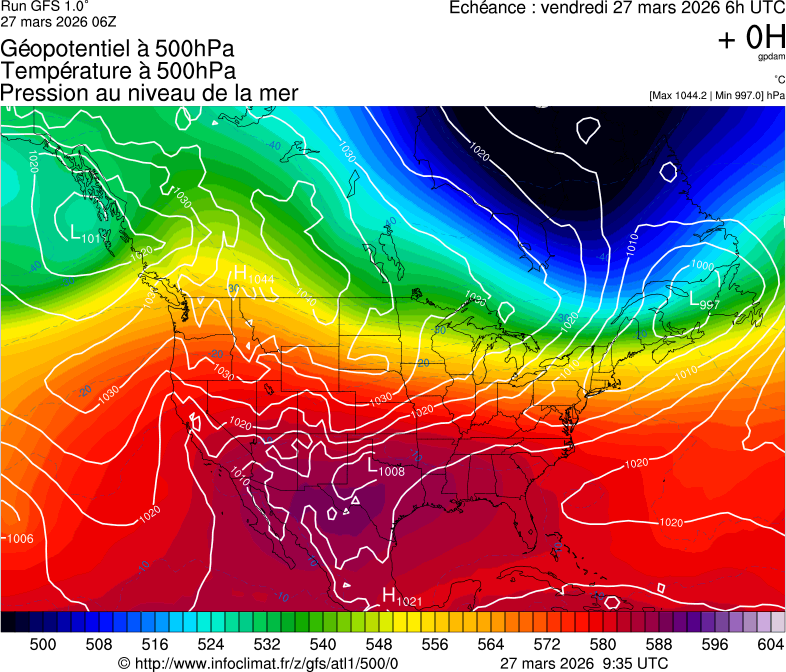 Mod&egrave;les m&eacute;t&eacute;orologiques