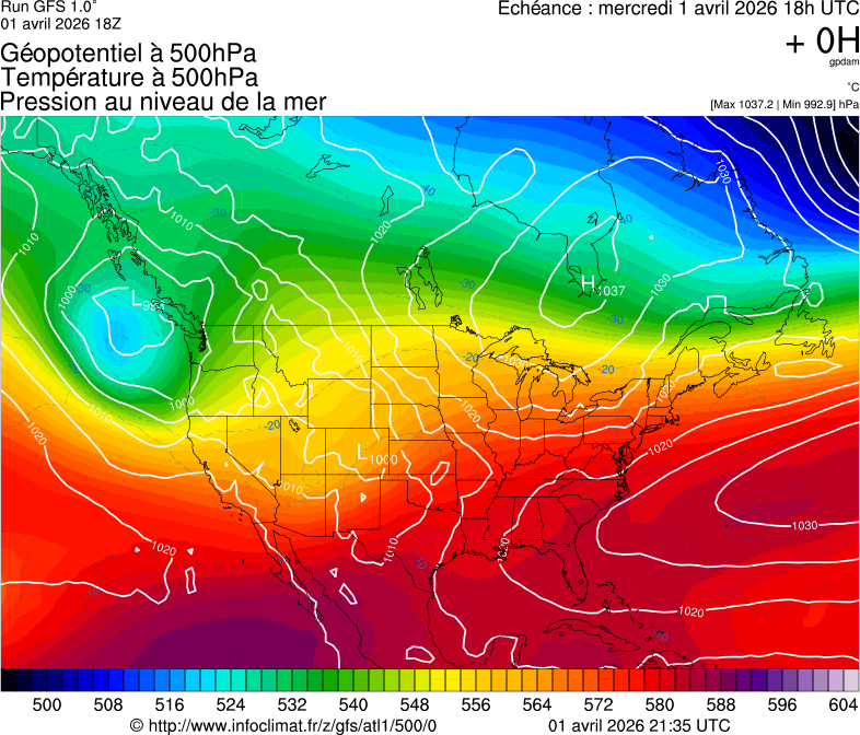 Mod&egrave;les m&eacute;t&eacute;orologiques