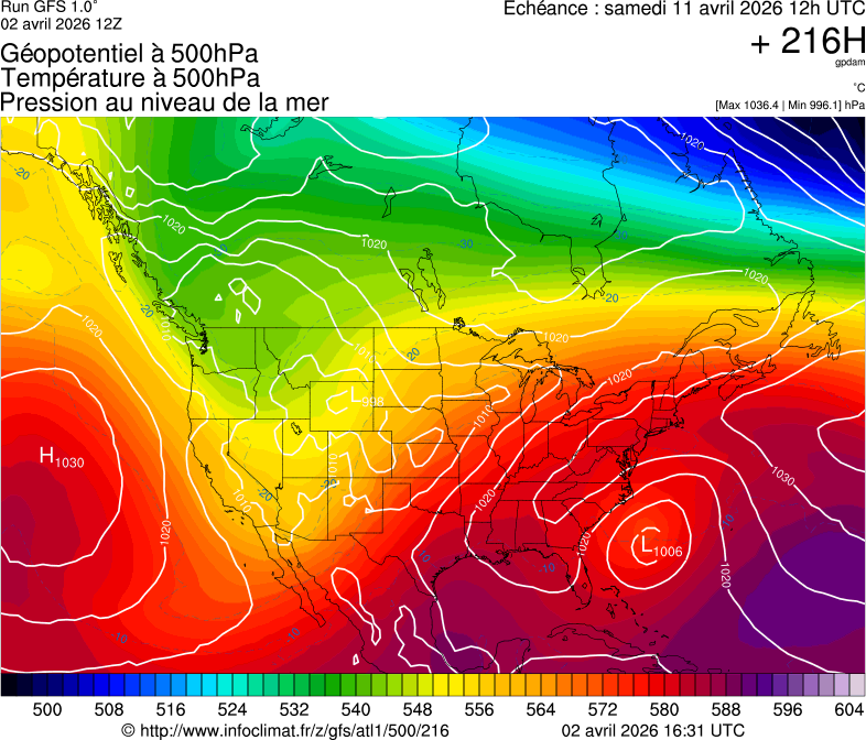 Mod&egrave;les m&eacute;t&eacute;orologiques