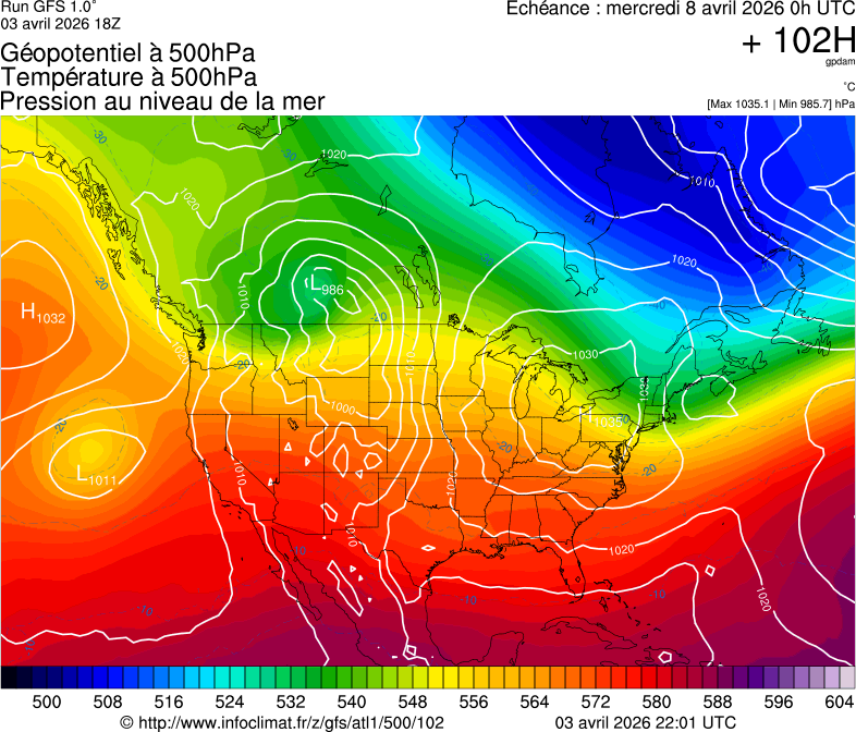 Mod&egrave;les m&eacute;t&eacute;orologiques