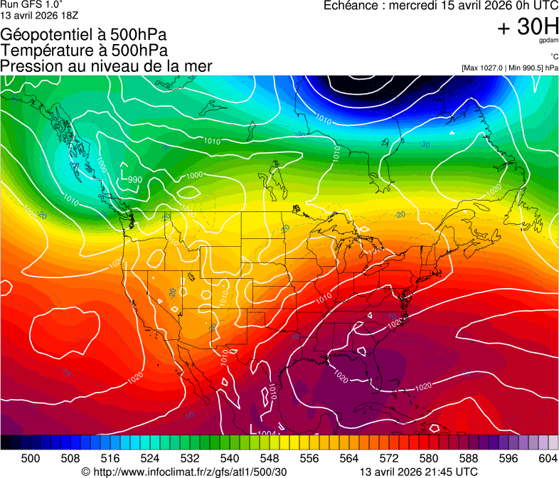Mod&egrave;les m&eacute;t&eacute;orologiques