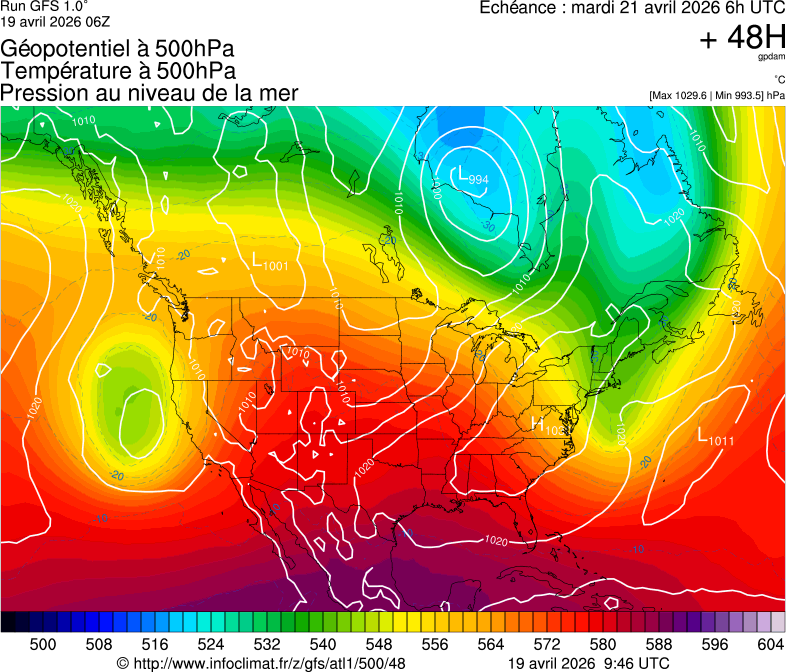 Mod&egrave;les m&eacute;t&eacute;orologiques