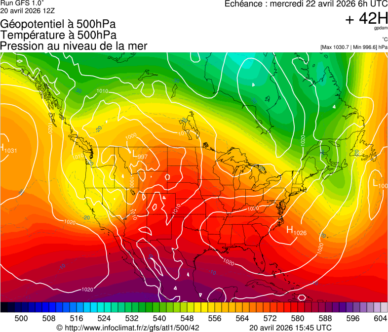 Mod&egrave;les m&eacute;t&eacute;orologiques