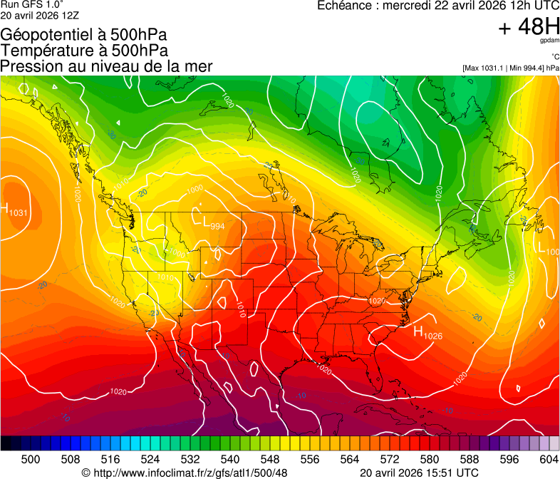 Mod&egrave;les m&eacute;t&eacute;orologiques