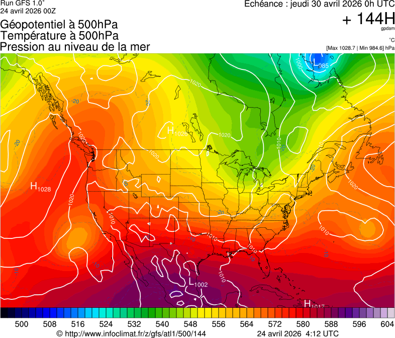 Mod&egrave;les m&eacute;t&eacute;orologiques