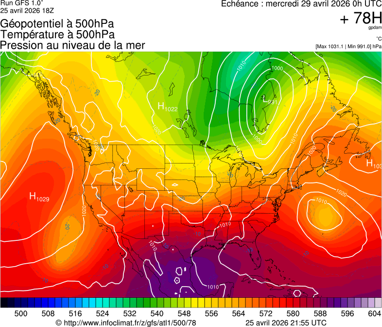Mod&egrave;les m&eacute;t&eacute;orologiques