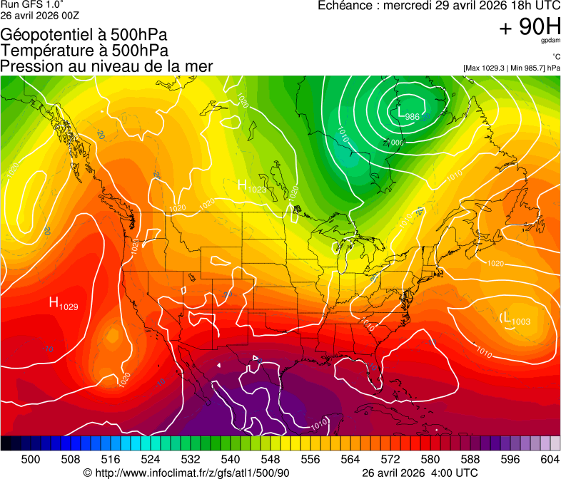 Mod&egrave;les m&eacute;t&eacute;orologiques