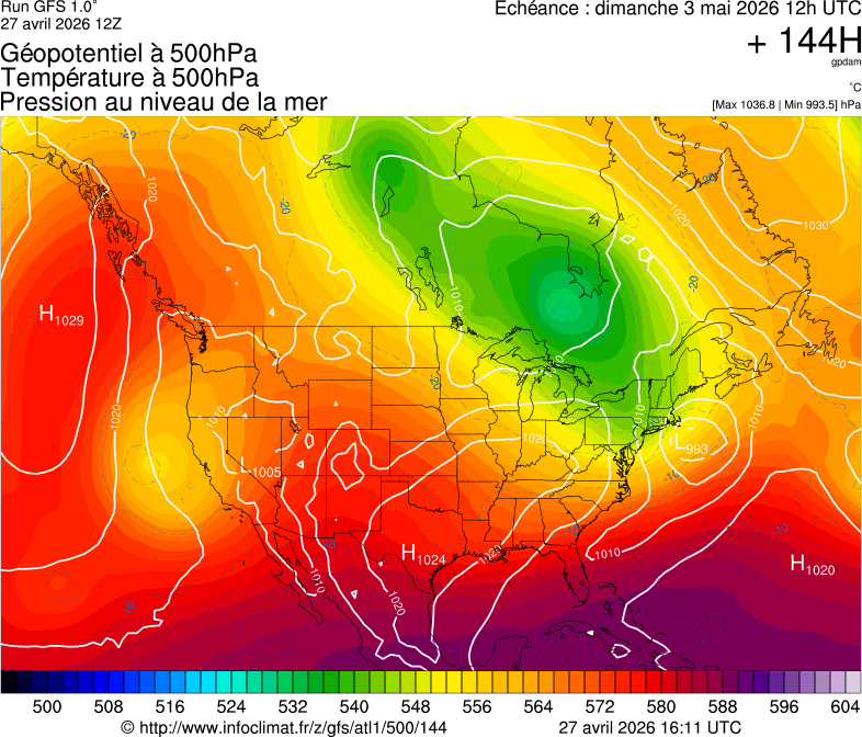 Mod&egrave;les m&eacute;t&eacute;orologiques