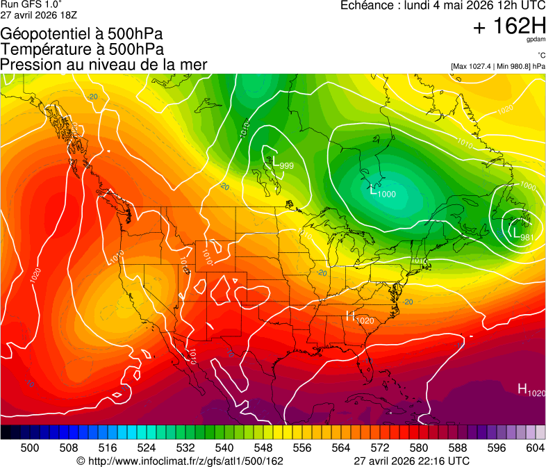 Mod&egrave;les m&eacute;t&eacute;orologiques