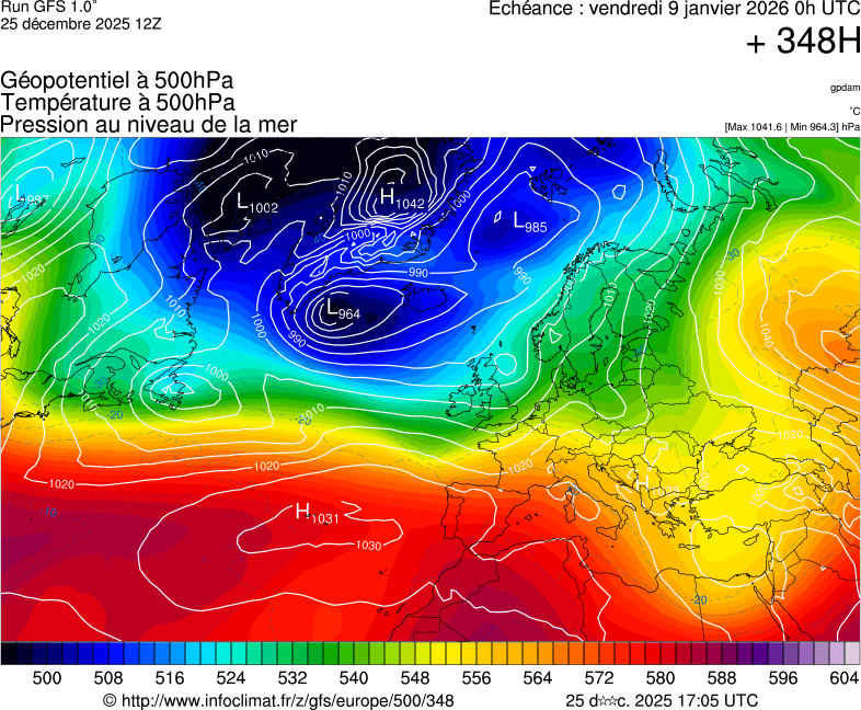 Mod&egrave;les m&eacute;t&eacute;orologiques