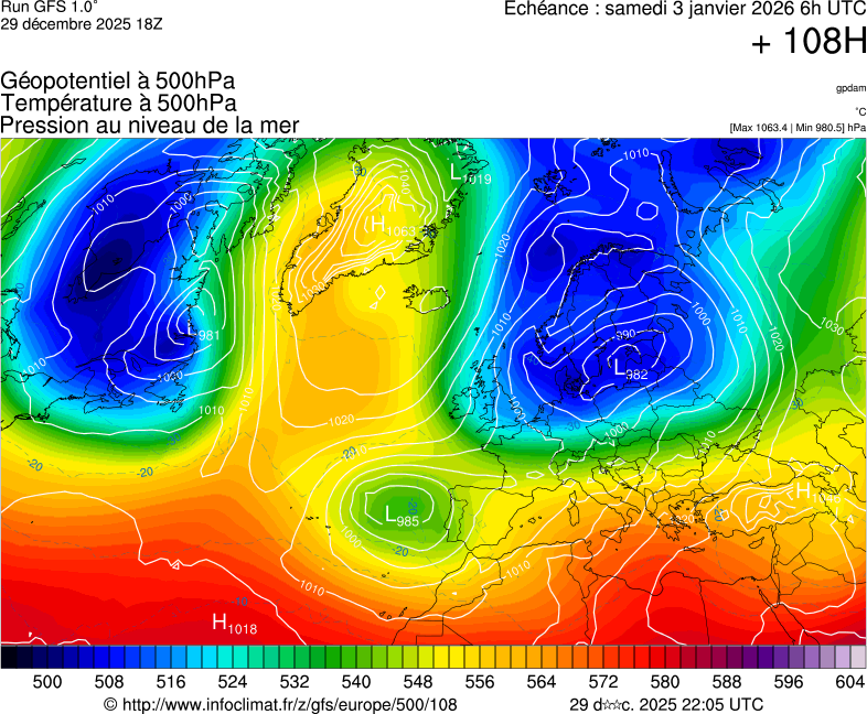 Mod&egrave;les m&eacute;t&eacute;orologiques