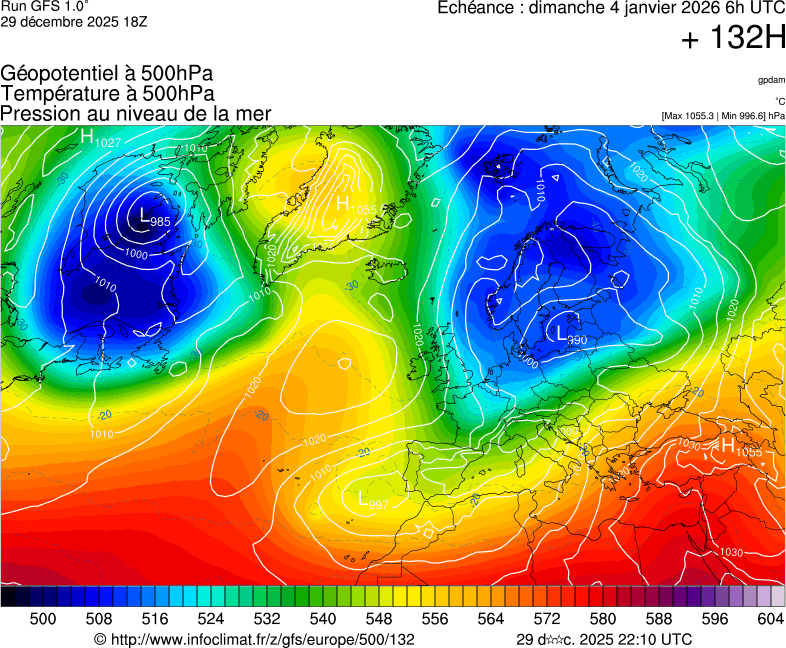 Mod&egrave;les m&eacute;t&eacute;orologiques