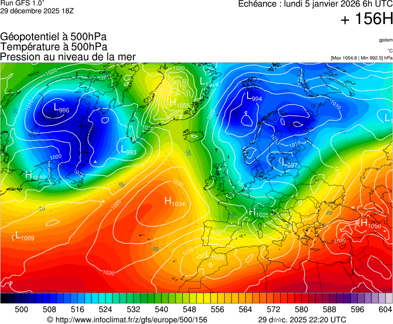 Mod&egrave;les m&eacute;t&eacute;orologiques