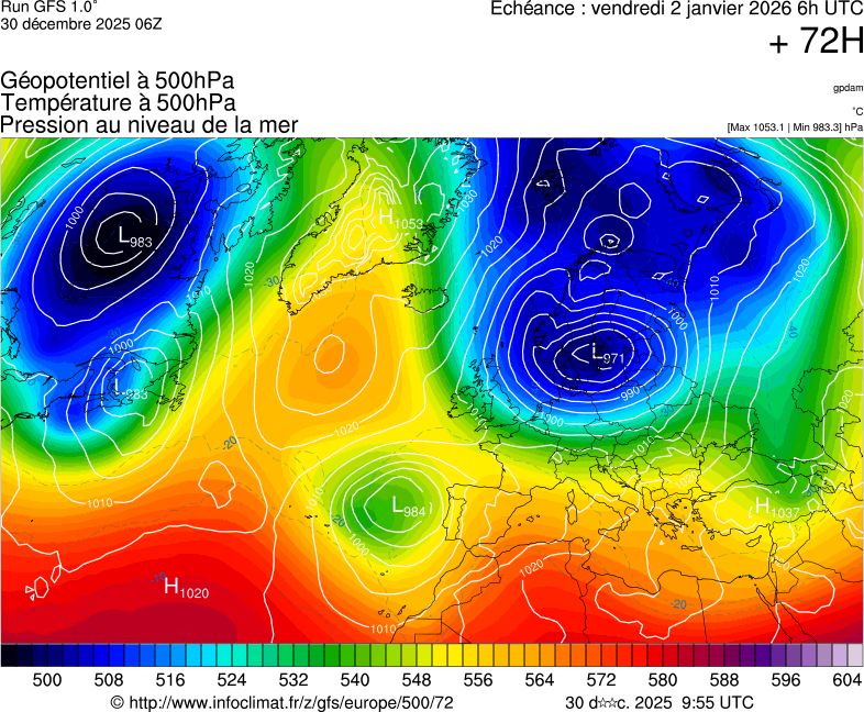Mod&egrave;les m&eacute;t&eacute;orologiques