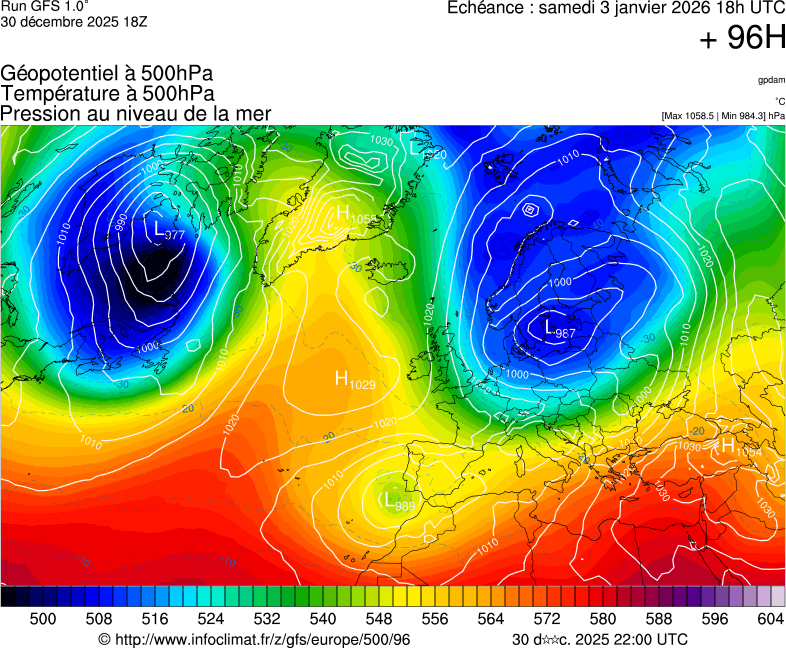 Mod&egrave;les m&eacute;t&eacute;orologiques