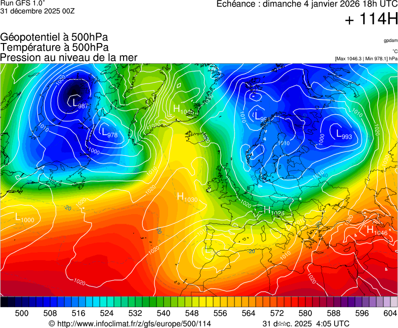 Mod&egrave;les m&eacute;t&eacute;orologiques