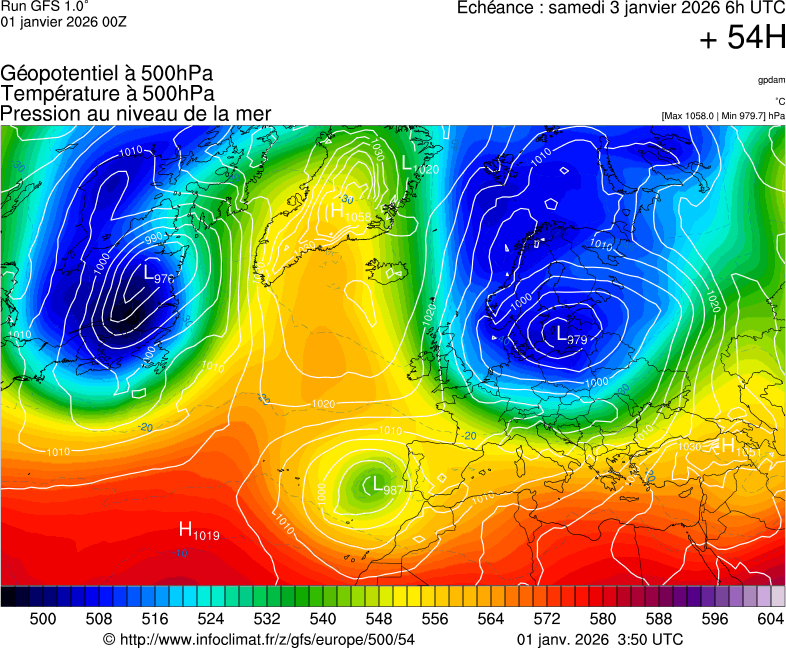Mod&egrave;les m&eacute;t&eacute;orologiques