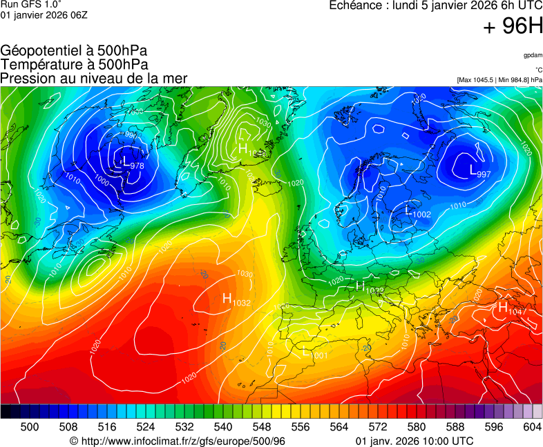 Mod&egrave;les m&eacute;t&eacute;orologiques
