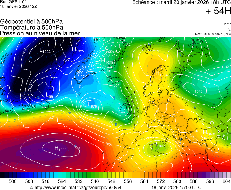 Mod&egrave;les m&eacute;t&eacute;orologiques