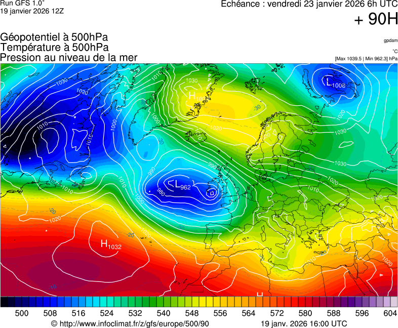 Mod&egrave;les m&eacute;t&eacute;orologiques