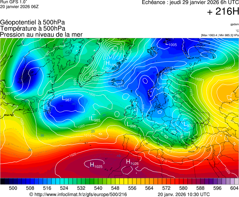 Mod&egrave;les m&eacute;t&eacute;orologiques