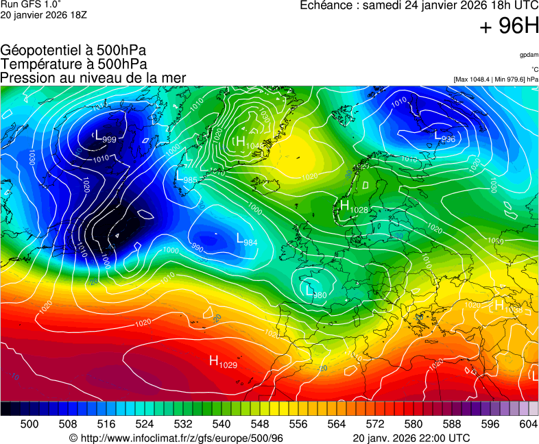 Mod&egrave;les m&eacute;t&eacute;orologiques