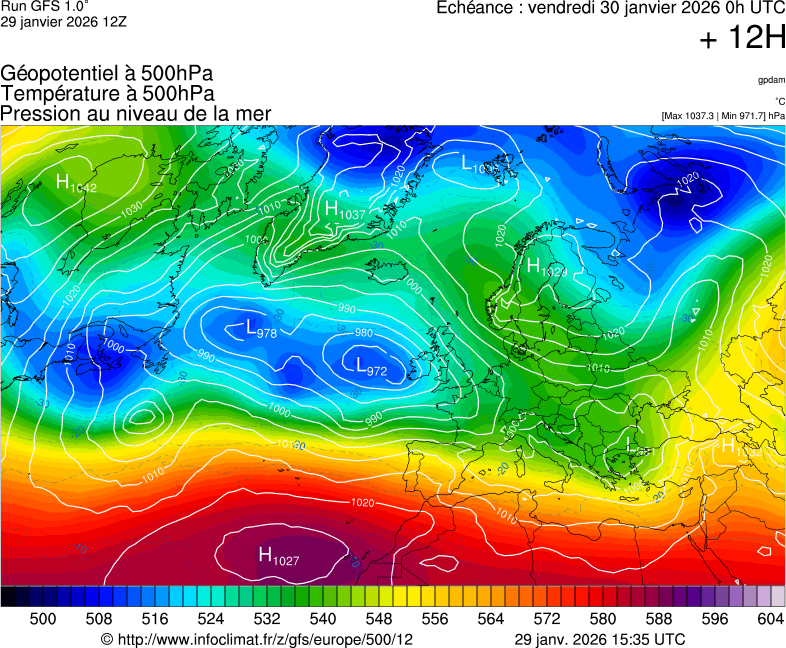 Mod&egrave;les m&eacute;t&eacute;orologiques