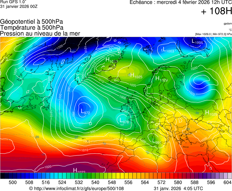 Mod&egrave;les m&eacute;t&eacute;orologiques