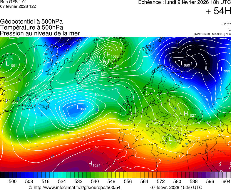 Mod&egrave;les m&eacute;t&eacute;orologiques