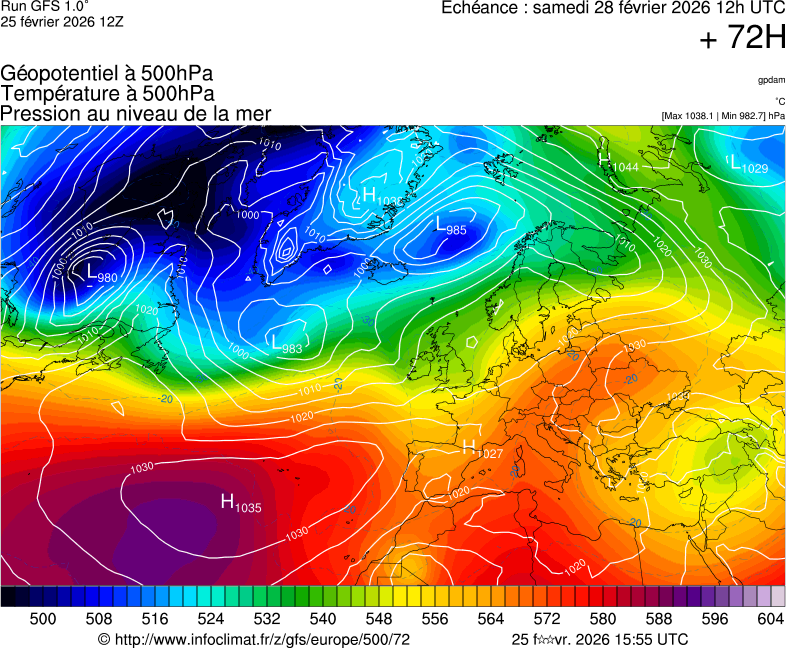 Mod&egrave;les m&eacute;t&eacute;orologiques